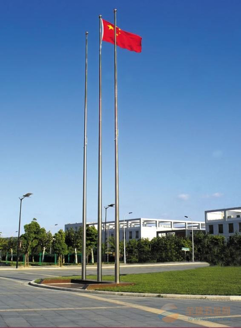 广场锥形旗杆