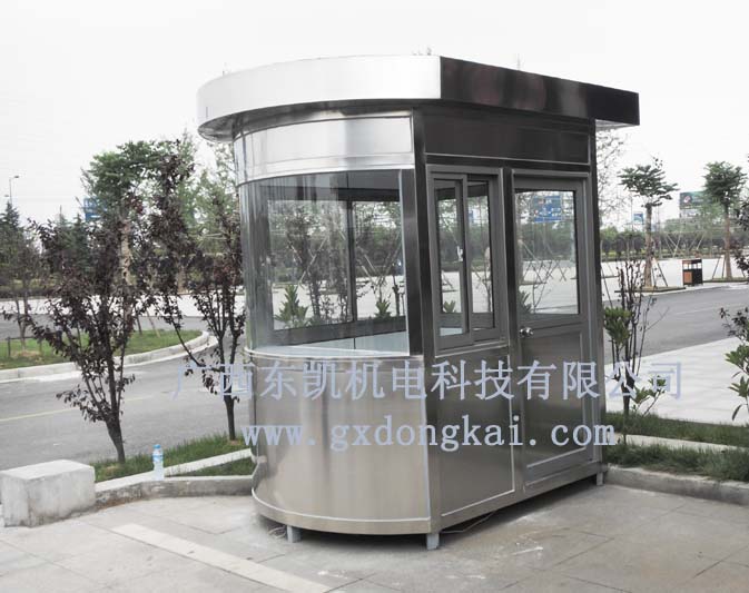 椭圆不绣钢岗亭