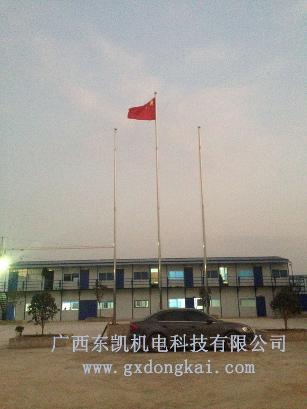 中泰集团项目分节旗杆-2